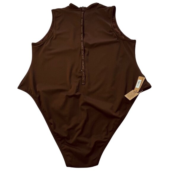 SKIMS Swim Sleeveless One Piece Cocoa 4X - Picture 3 of 12